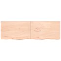 Blat do łazienki, 200x60x6 cm, surowe lite drewno