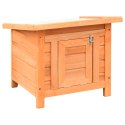 Domek dla kota, lite drewno sosnowe i jodłowe, 50x46x43,5 cm