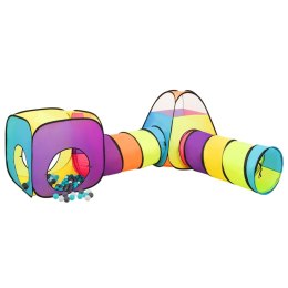 Namiot do zabawy z 250 piłeczkami, kolorowy, 190x264x90 cm