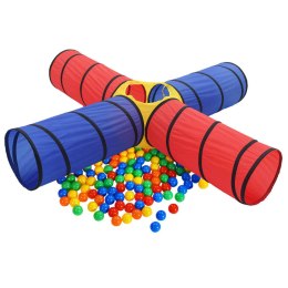 Tunel do zabawy dla dzieci, z 250 piłeczkami, kolorowy