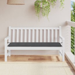 Poduszka na ławkę ogrodową, antracytowa, 150x50x3 cm, tkanina