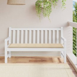 Poduszka na ławkę ogrodową, beżowa, 150x50x3 cm, tkanina