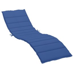 Poduszka na leżak, niebieska, 200x50x3 cm, tkanina Oxford