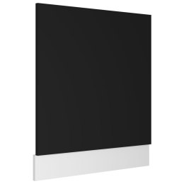 Panel do zabudowy zmywarki, czarny, 59,5x3x67 cm, płyta wiórowa