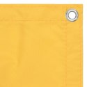 Parawan balkonowy, żółty, 75x300 cm, tkanina Oxford