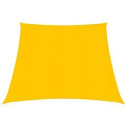 Żagiel przeciwsłoneczny, 160 g/m², żółty, 3/4x3 m, HDPE