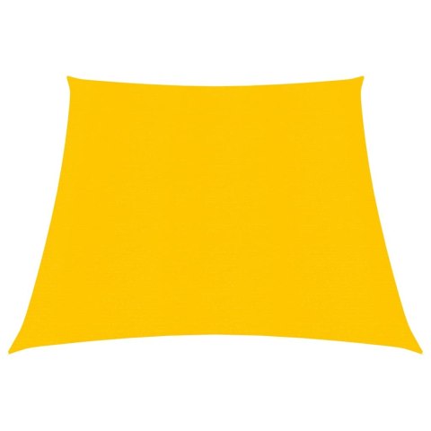 Żagiel przeciwsłoneczny, 160 g/m², żółty, 3/4x3 m, HDPE