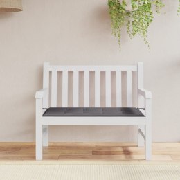 Poduszka na ławkę ogrodową, antracytowa, 100x50x3 cm, tkanina
