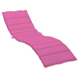Poduszka na leżak, różowa, tkanina Oxford