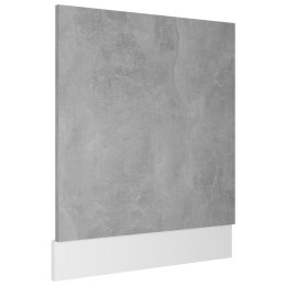 Panel do zabudowy zmywarki, szarość betonu, 59,5x3x67 cm, płyta