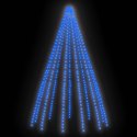 Lampki na choinkę, 500 niebieskich LED, 500 cm, wewn./zewn.