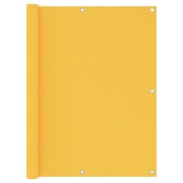 Parawan balkonowy, żółty, 120x600 cm, tkanina Oxford