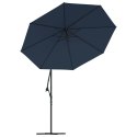 Zamienne pokrycie parasola ogrodowego, niebieskie, 300 cm