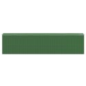 Szopa ogrodowa, zielona, 192x855x223 cm, stal galwanizowana