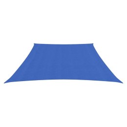 Żagiel przeciwsłoneczny, 160 g/m², niebieski, 3/4x2 m, HDPE