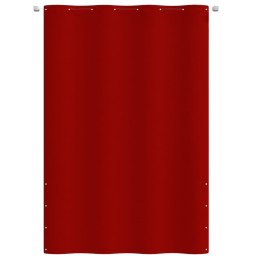 Parawan balkonowy, czerwony, 160x240 cm, tkanina Oxford