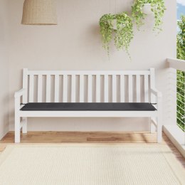 Poduszka na ławkę ogrodową, antracytowa, 180x50x3 cm, tkanina