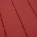 Poduszka na leżak, czerwona, 200x60x3 cm, tkanina Oxford