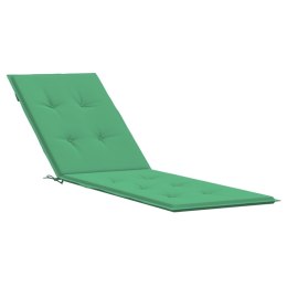 Poduszka na leżak, zielona, (75+105)x50x3 cm