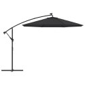 Zamienne pokrycie parasola ogrodowego, czarne, 300 cm