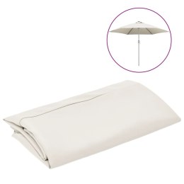 Zamienne pokrycie parasola ogrodowego, piaskowa biel, 300 cm