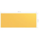 Parawan balkonowy, żółty, 120x300 cm, tkanina Oxford