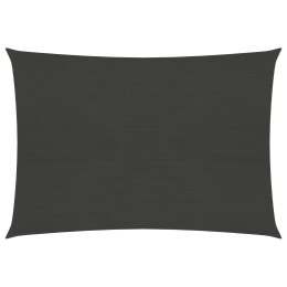 Żagiel przeciwsloneczny, 160 g/m², antracytowy, 2,5x3,5 m, HDPE