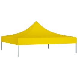 Dach do namiotu imprezowego, 2 x 2 m, żółty, 270 g/m²