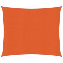 Żagiel przeciwsłoneczny, 160 g/m², pomarańcz, 3,6x3,6 m, HDPE