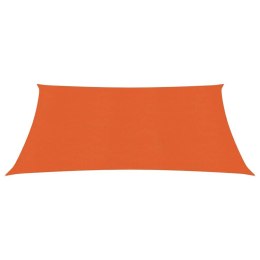 Żagiel przeciwsłoneczny, 160 g/m², pomarańcz, 3,6x3,6 m, HDPE