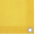 Parawan balkonowy, żółty, 90x600 cm, HDPE