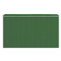 Szopa ogrodowa, zielona, 192x357x223 cm, stal galwanizowana