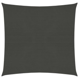 Żagiel przeciwsłoneczny, 160 g/m², antracytowy, 2,5x2,5 m, HDPE