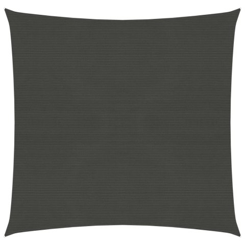 Żagiel przeciwsłoneczny, 160 g/m², antracytowy, 2,5x2,5 m, HDPE