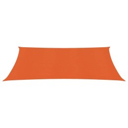 Żagiel przeciwsłoneczny, 160 g/m², pomarańczowy, 2x5 m, HDPE