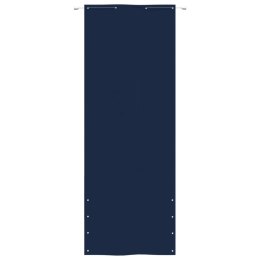 Parawan balkonowy, niebieski, 80x240 cm, tkanina Oxford