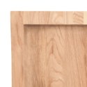 Blat do łazienki, jasnobrązowy, 220x60x4 cm, lite drewno