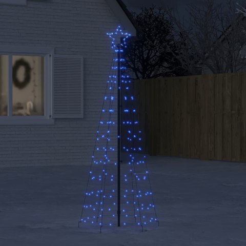 Choinka z lampek, z kołkami, 220 kolorowych LED, 180 cm