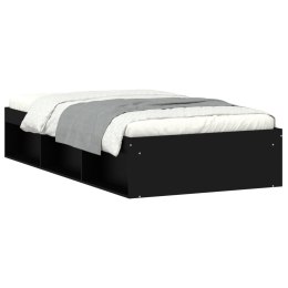 Rama łóżka, czarna, 100x200 cm