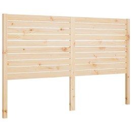  Wezgłowie łóżka, 156x4x100 cm, lite drewno sosnowe