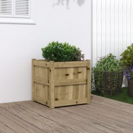  Donica ogrodowa, 50x50x50 cm, impregnowane drewno sosnowe