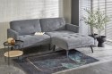 CORNELIUS sofa rozkładana z funkcją narożnika popiel