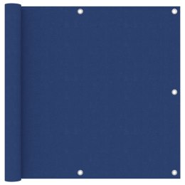 Parawan balkonowy, niebieski, 90x600 cm, tkanina Oxford