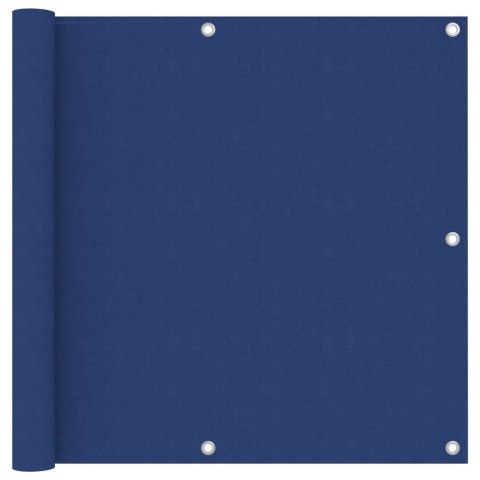 Parawan balkonowy, niebieski, 90x600 cm, tkanina Oxford