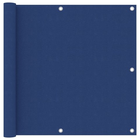 Parawan balkonowy, niebieski, 90x400 cm, tkanina Oxford