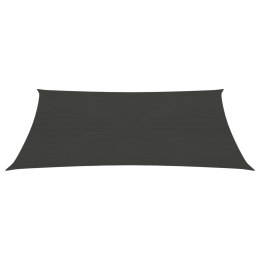 Żagiel przeciwsłoneczny, 160 g/m², antracytowy, 3,5x4,5m, HDPE