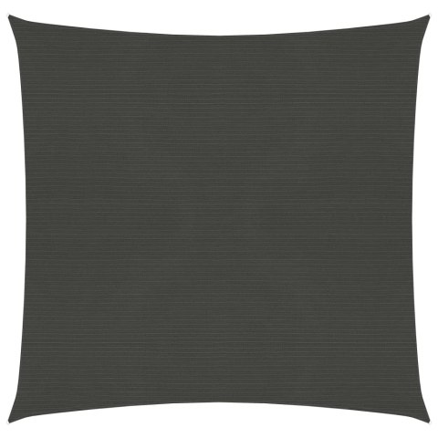 Żagiel przeciwsłoneczny, 160 g/m², antracytowy, 4,5x4,5 m, HDPE