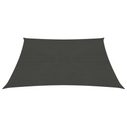 Żagiel przeciwsłoneczny, 160 g/m², antracytowy, 4,5x4,5 m, HDPE