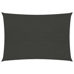 Żagiel przeciwsłoneczny, 160 g/m², antracytowy, 6x7 m, HDPE