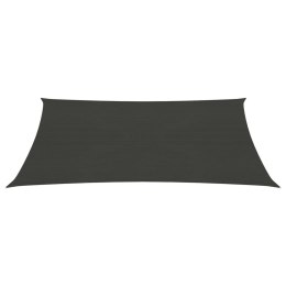 Żagiel przeciwsłoneczny, 160 g/m², antracytowy, 6x7 m, HDPE